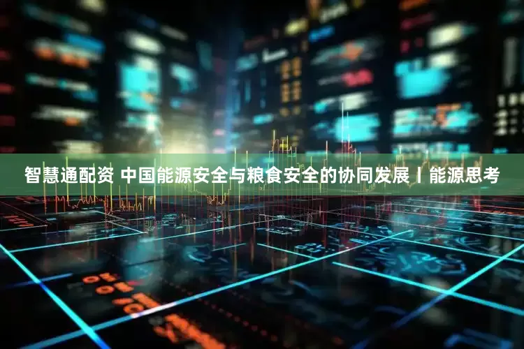 智慧通配资 中国能源安全与粮食安全的协同发展丨能源思考